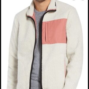 Wesc | Unisex Women & Men's Natural Moritz Fleece Jacket New With Tags NWT